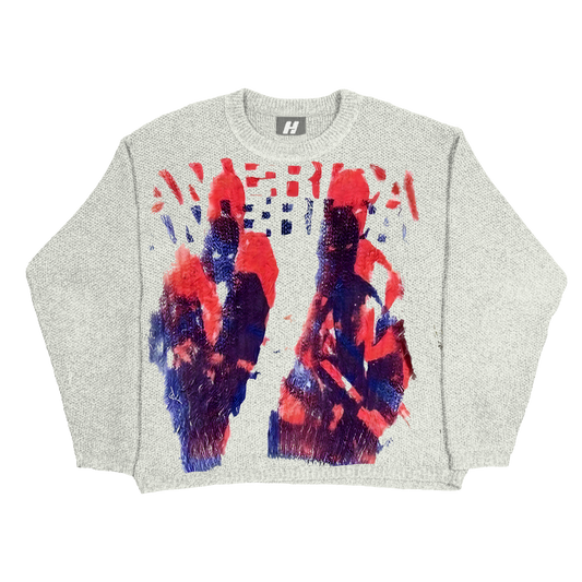 Army Abstract Sweater