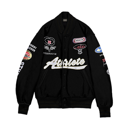 Athlete Black Varsity Jacket