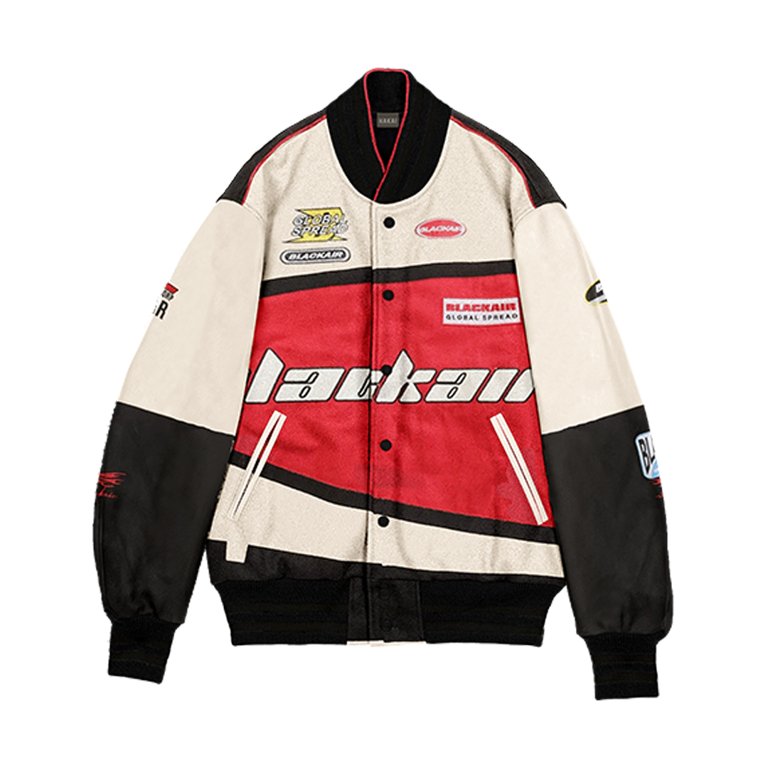 Blackair Red Varsity Jacket