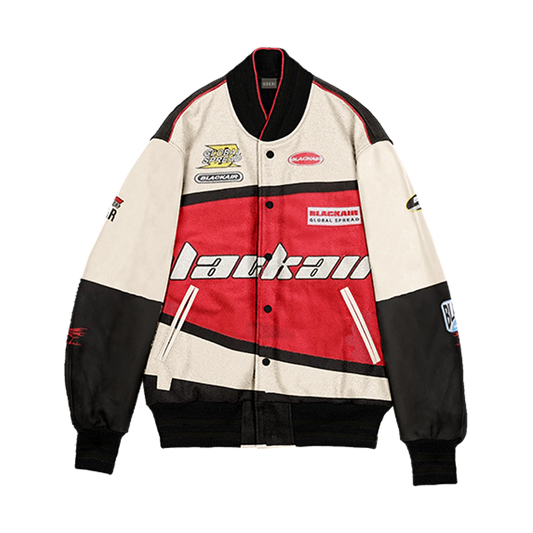 Blackair Red Varsity Jacket