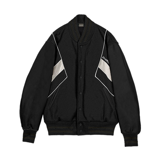 Blackk Stripes Varsity Jacket