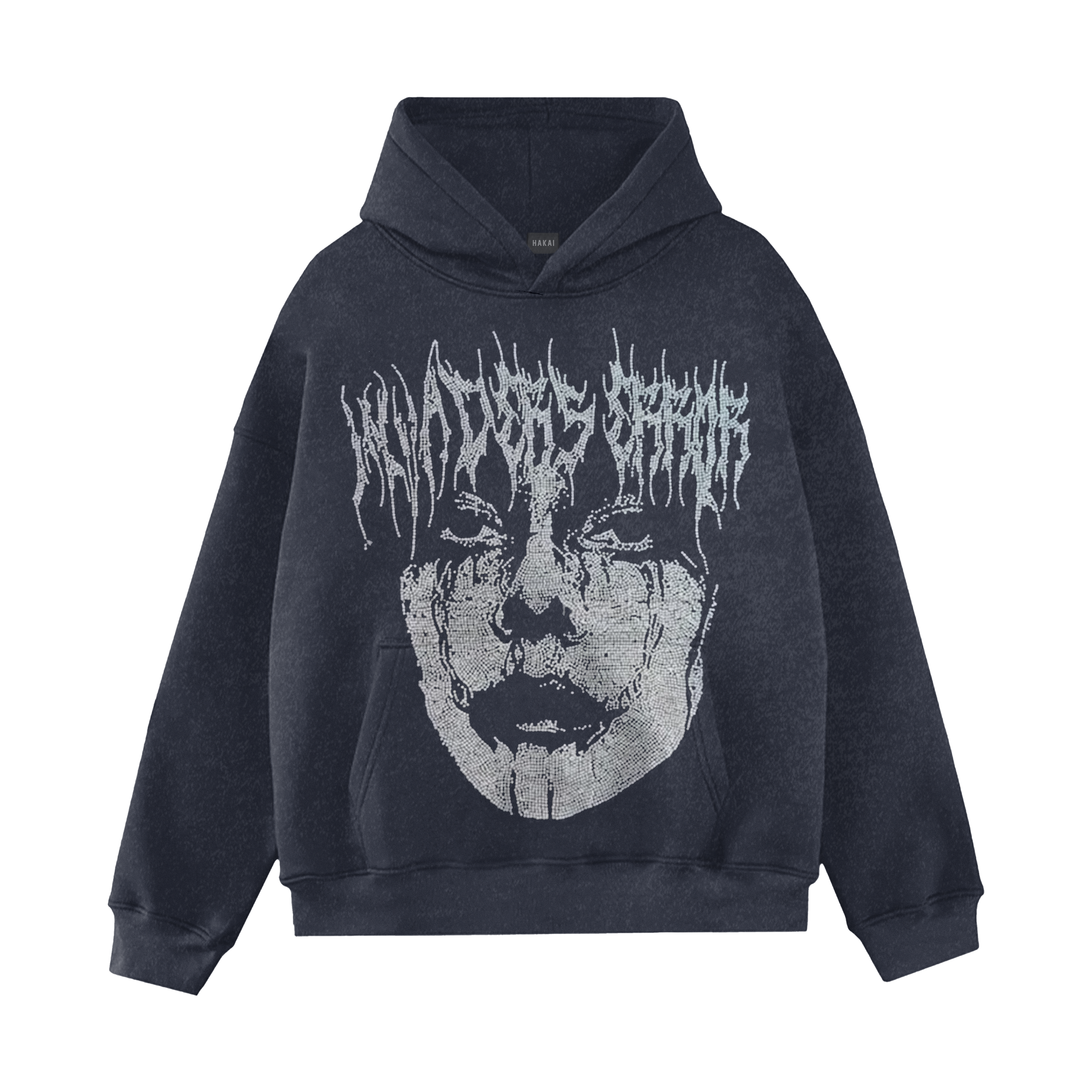 Blue Face Hoodie