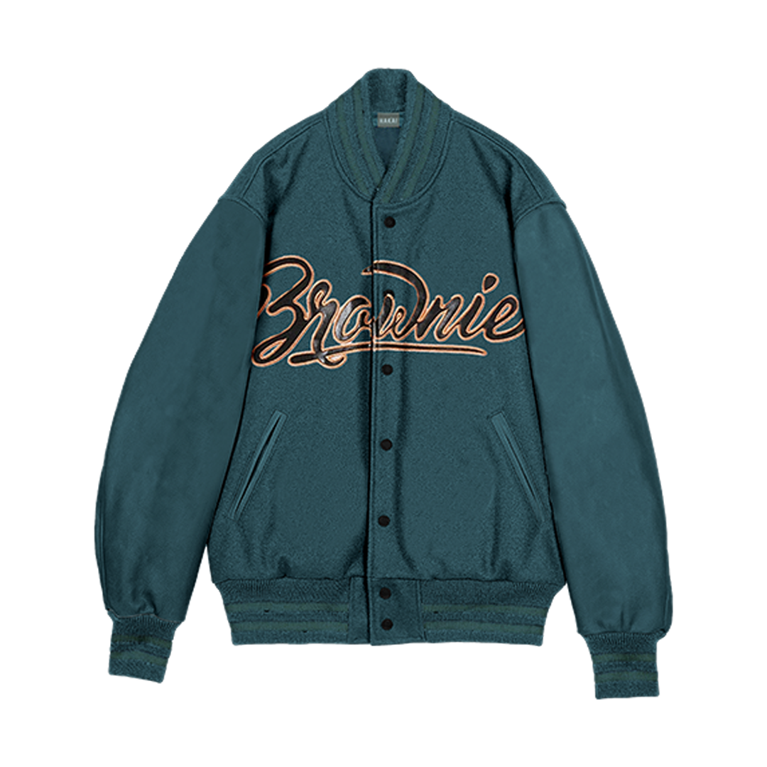 Brownie Green Varsity Jacket