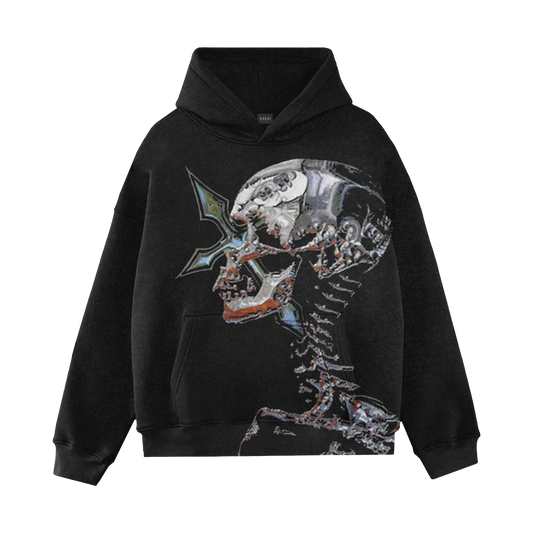 Chrome Skull Hoodie