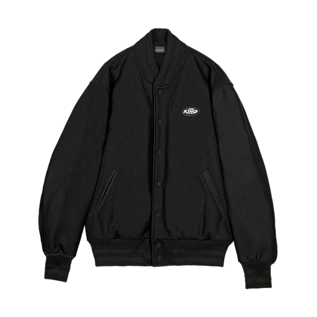 King Black Varsity Jacket