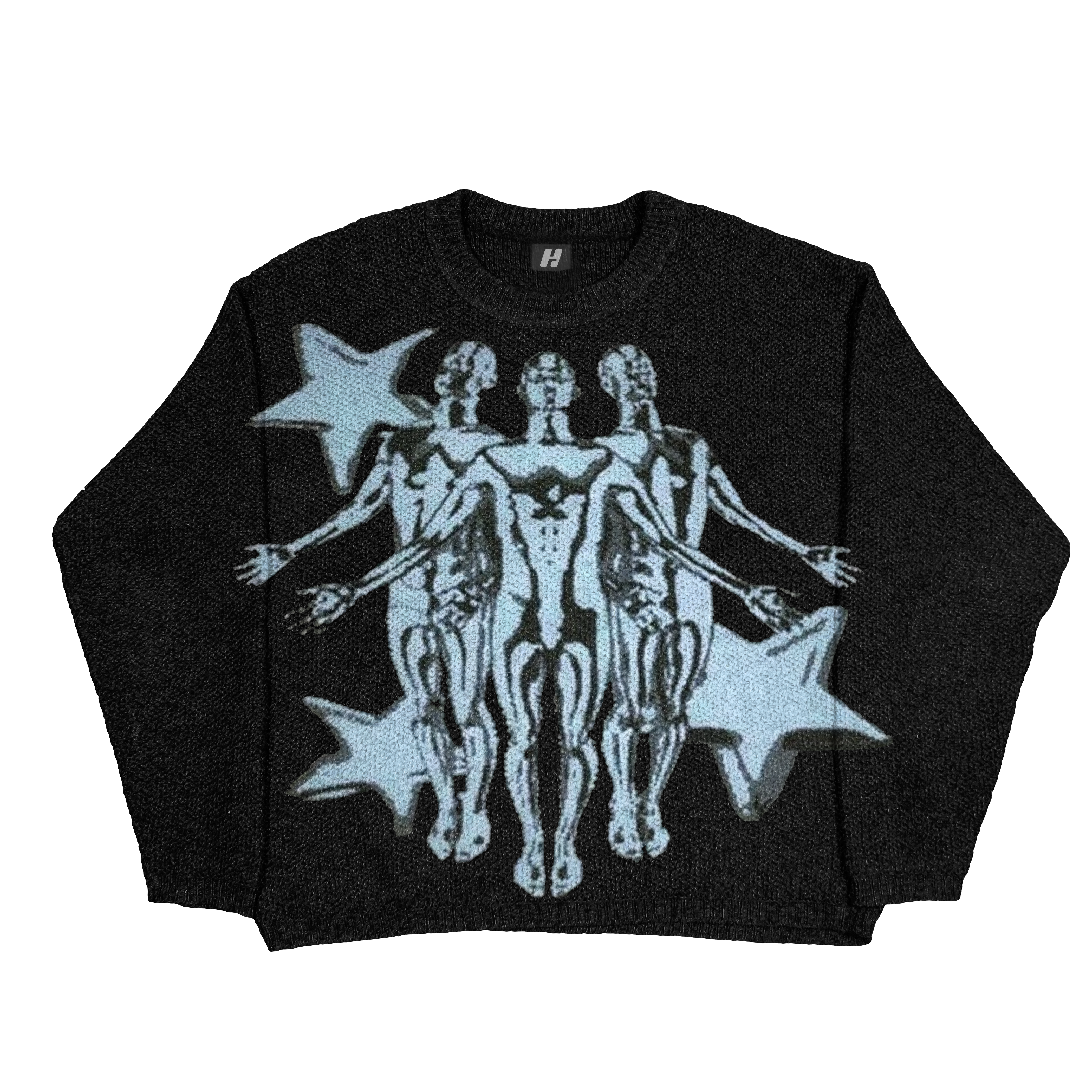 Chrome Skeletons Sweater