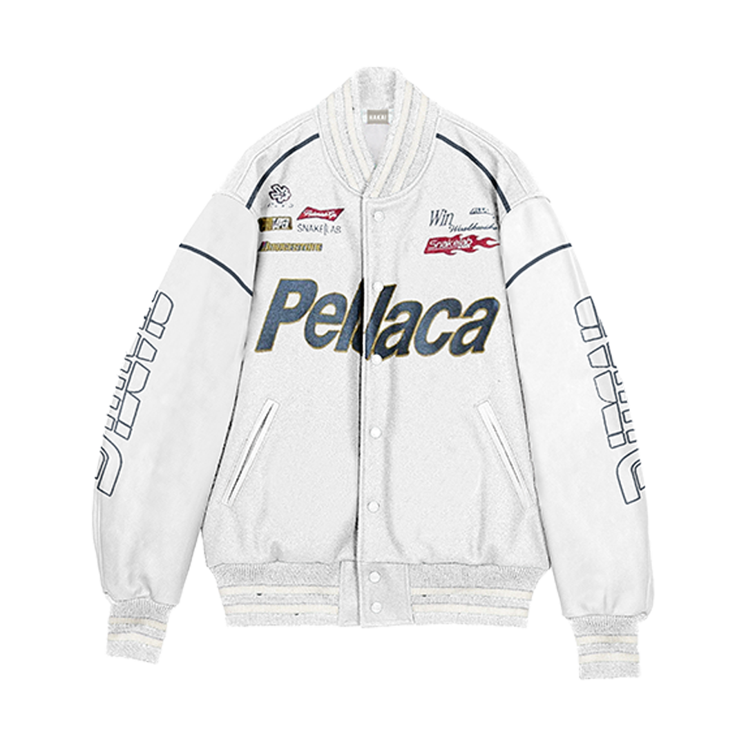 Pellaca White Varsity Jacket