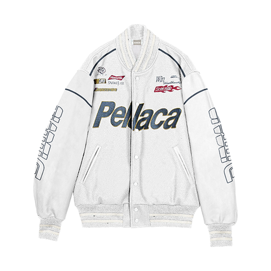 Pellaca White Varsity Jacket