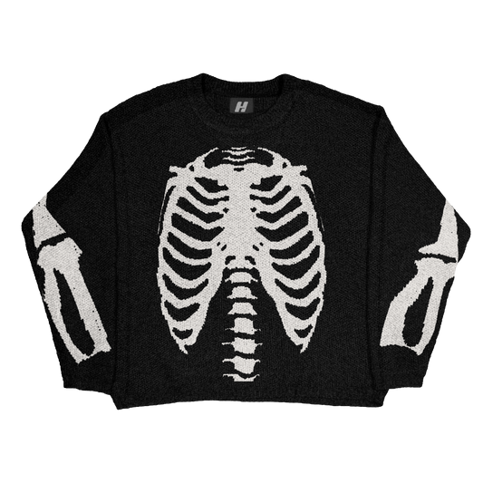 Skeleton Knit Sweater