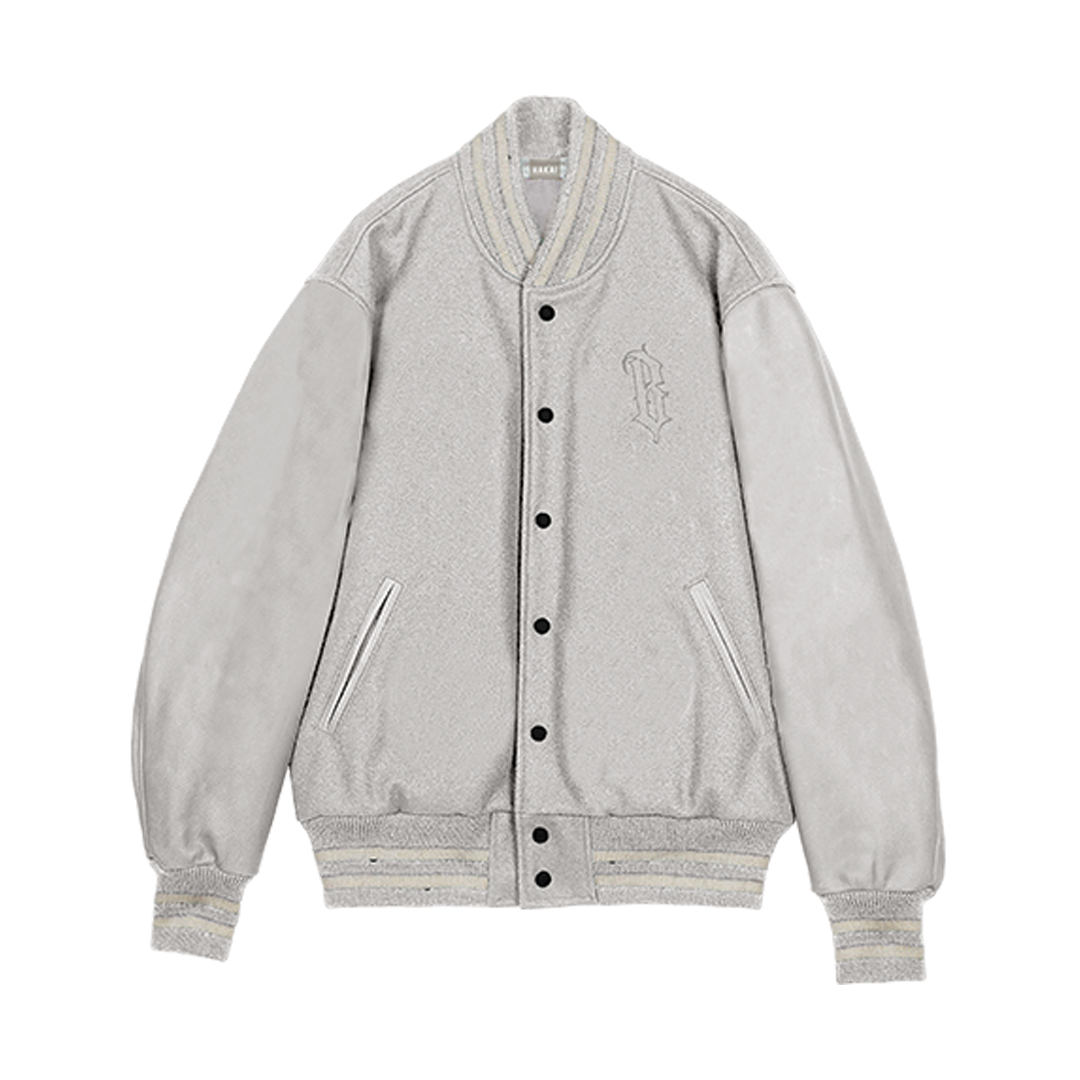 White R Varsity Jacket