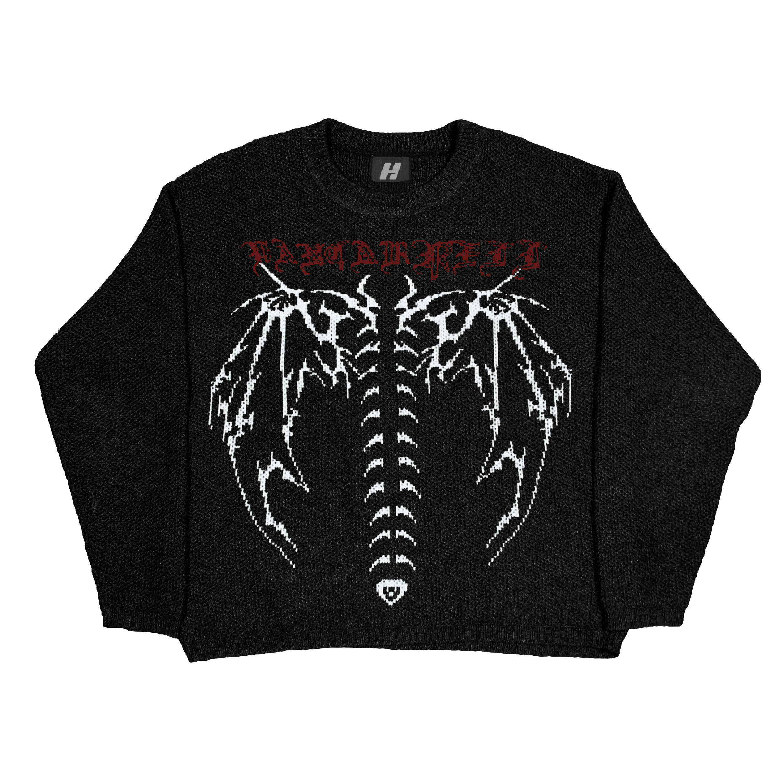 Winged Spine Sweater