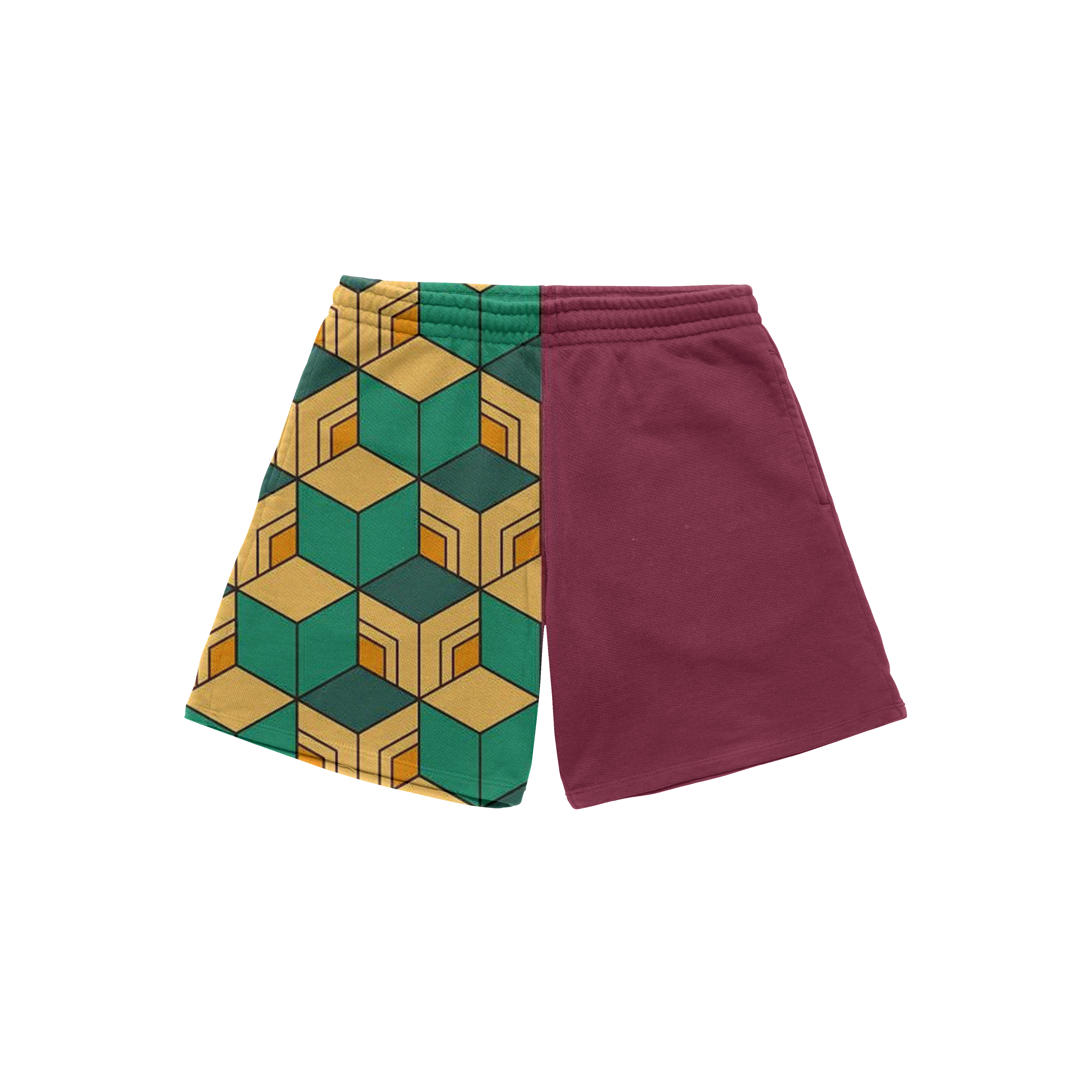 Water Pillar Cotton Shorts