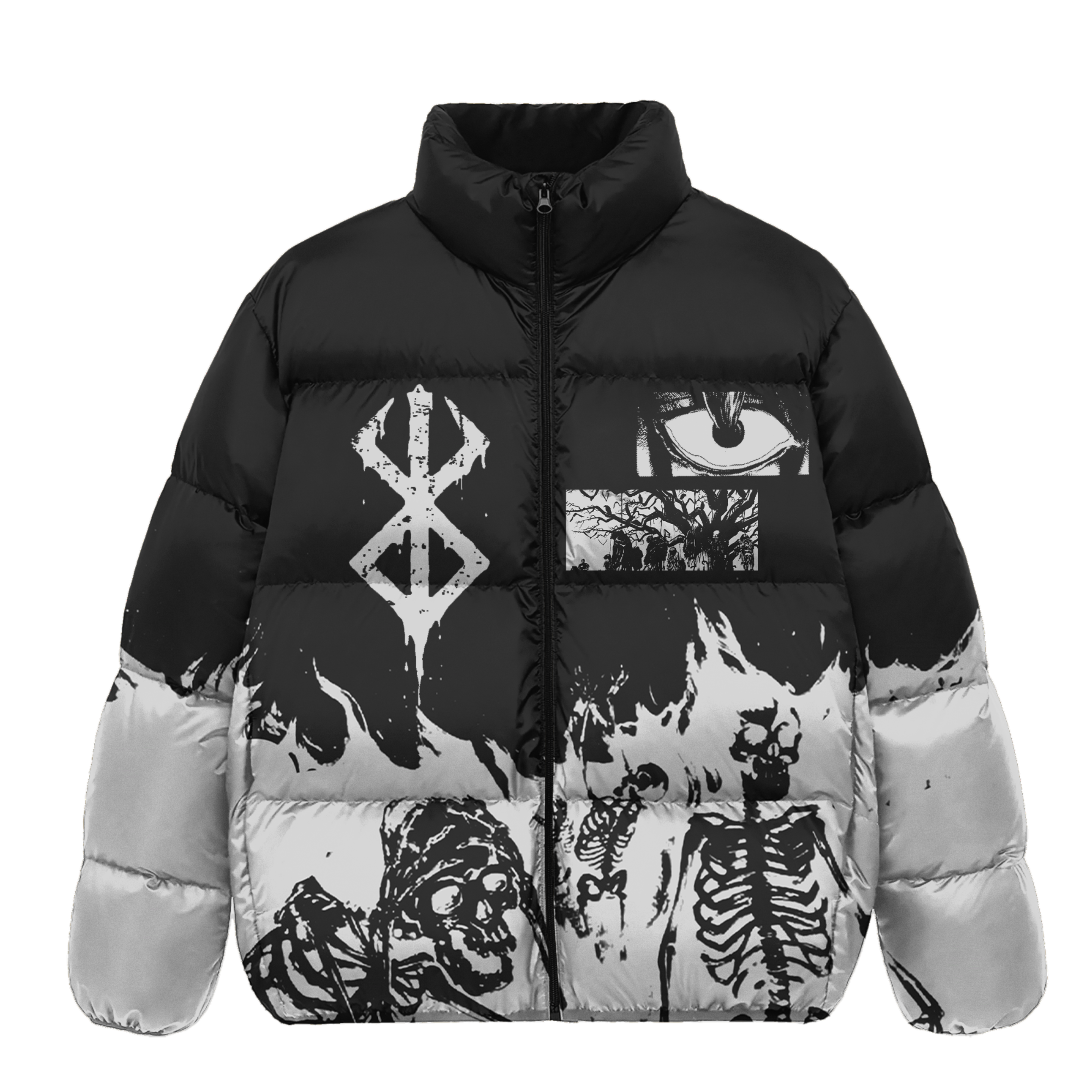 Skeletons Puffer Jacket