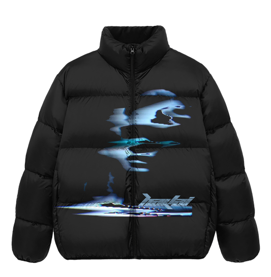 Liquid Face Puffer Jacket