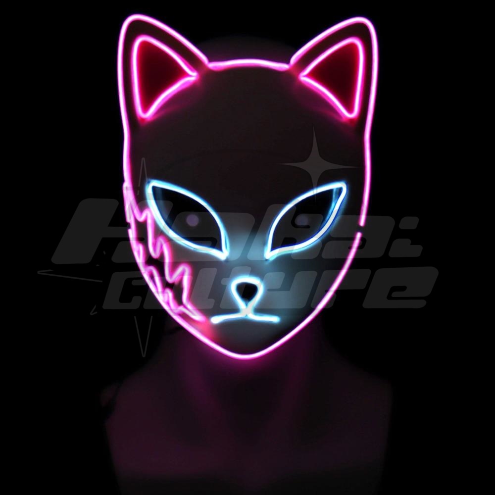 Glowing Fox Mask - Hakai Culture