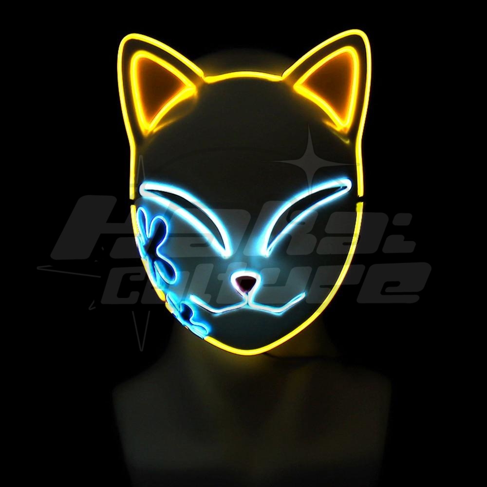 Glowing Fox Mask - Hakai Culture